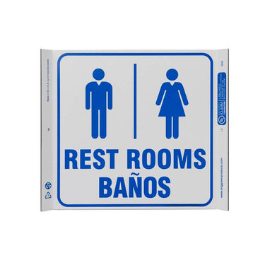 ZING Eco Corner Sign, 10X10- Model 2643